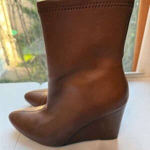 a new day Brown Wedge Boots